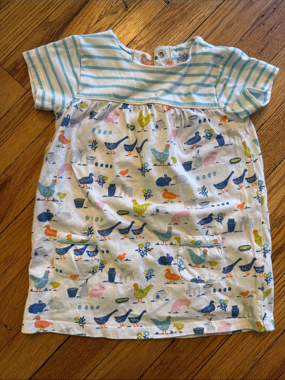 Baby Boden Farm Animal dress